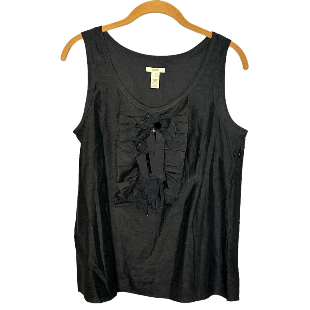 J. Crew Top with Bow Size 8